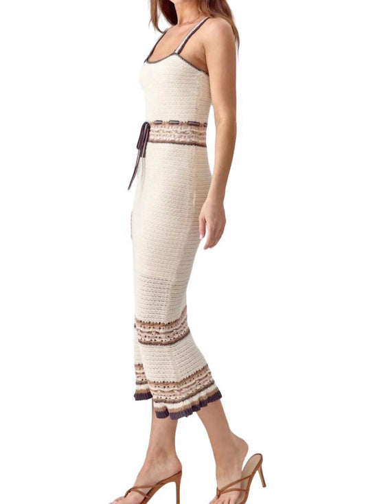 Greylin - Brooklyn Crochet Midi Dress