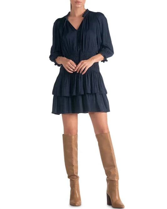 Elan - 3/4 SLEEVE SMOCK DRESS