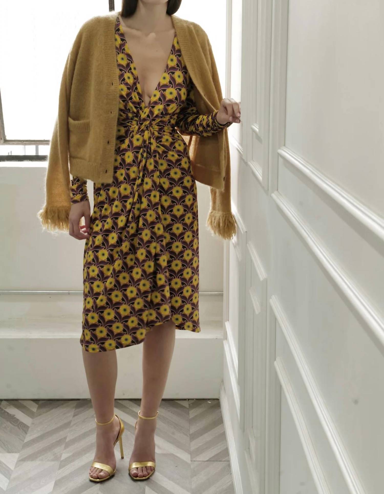Le Superbe - Long Sleeve Midi Dress