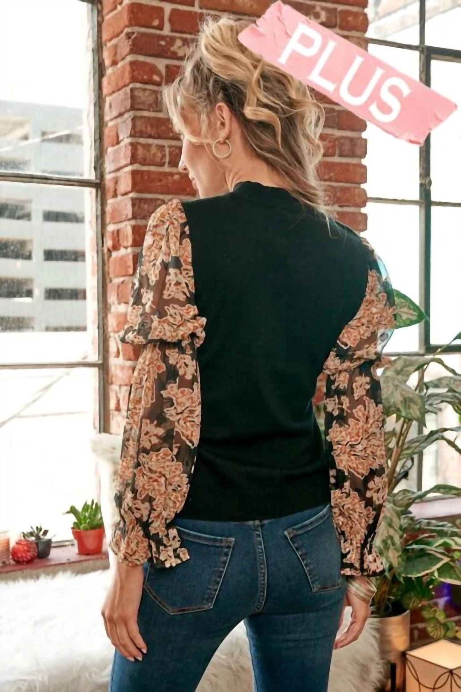 Hailey & Co - Simple Elegance Curvy Sweater - Plus