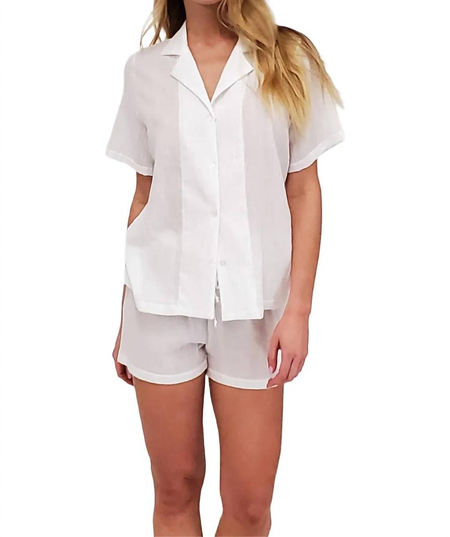Mary Jo Bruno - Voile Pj Short Set