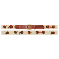 Smathers & Branson - Men's Needlepoint Turkey Day Belt