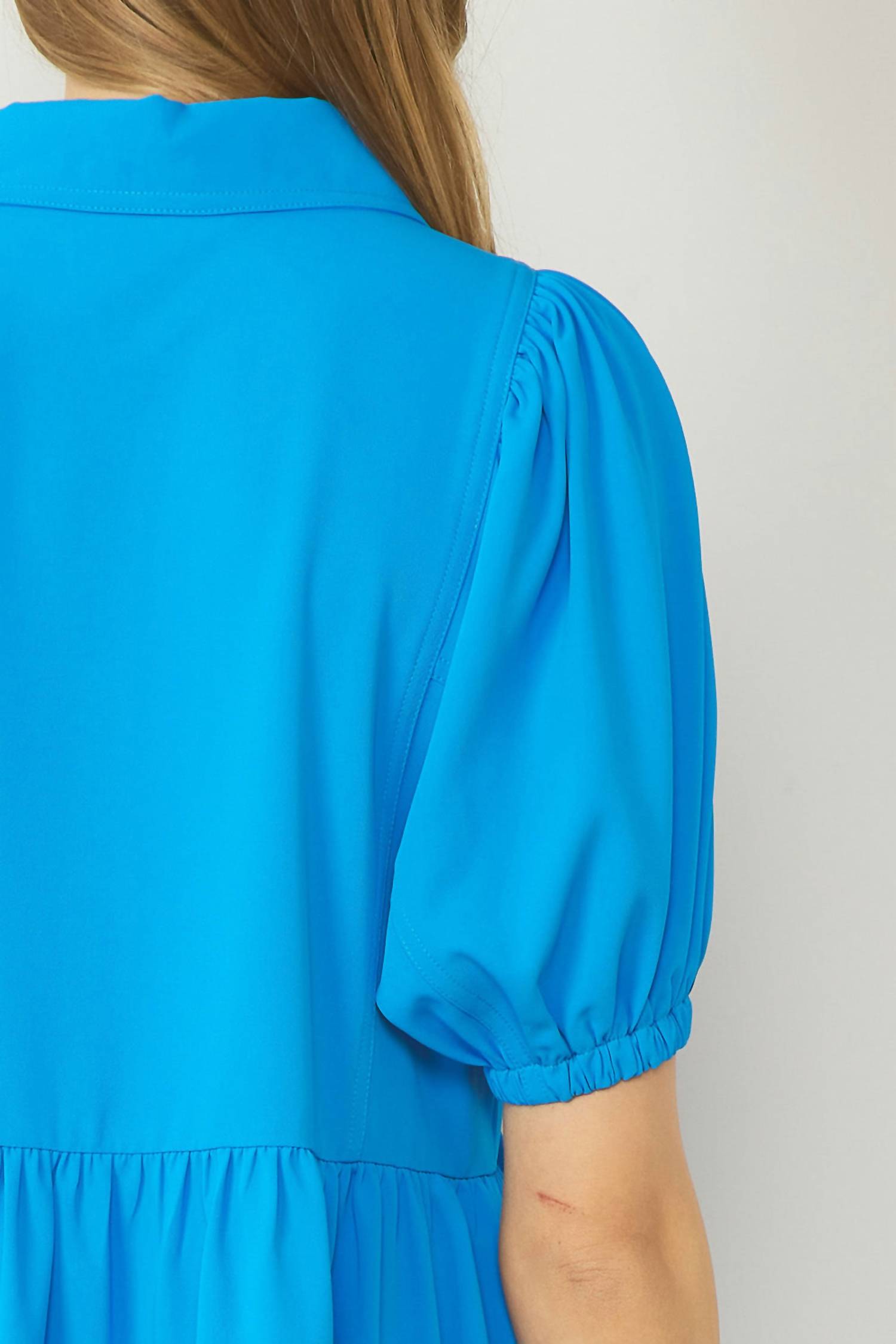 Entro - Bubble Sleeve Mini Dress