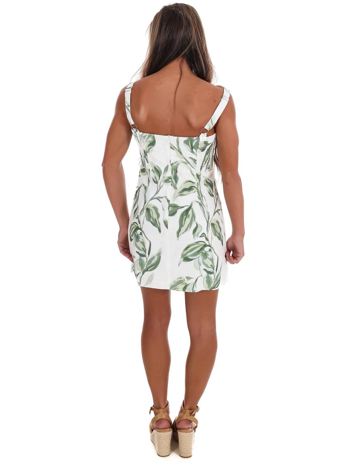 Lena - Women's Sundrift Botanical Mini Dress