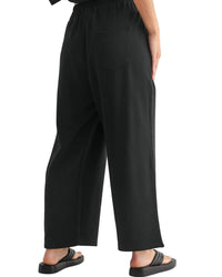Mono B - Dune Drift Cotton Blend Wide Leg Pants