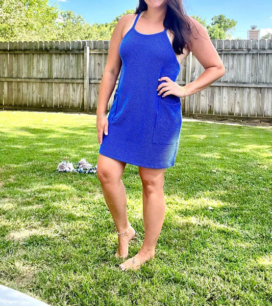 Moon Ryder - Wave Ribbed Mini Dress