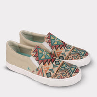 Mykos Women's Pipers Slip-on Shoe in taupe multi - women's sneaker - view 9