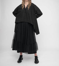 Baci - V-Neck Buttoned Long Sleeve Shirt