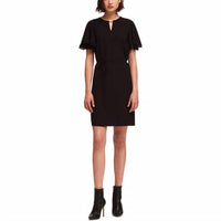 Dkny - Flounce Sleeve Keyhole Dress