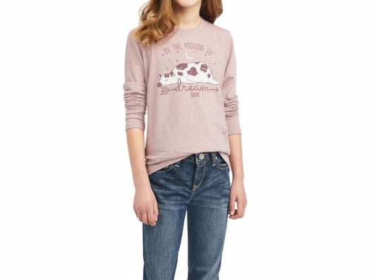 Roper - Girls' Real Dreamin Mood Log Sleeve Shirt
