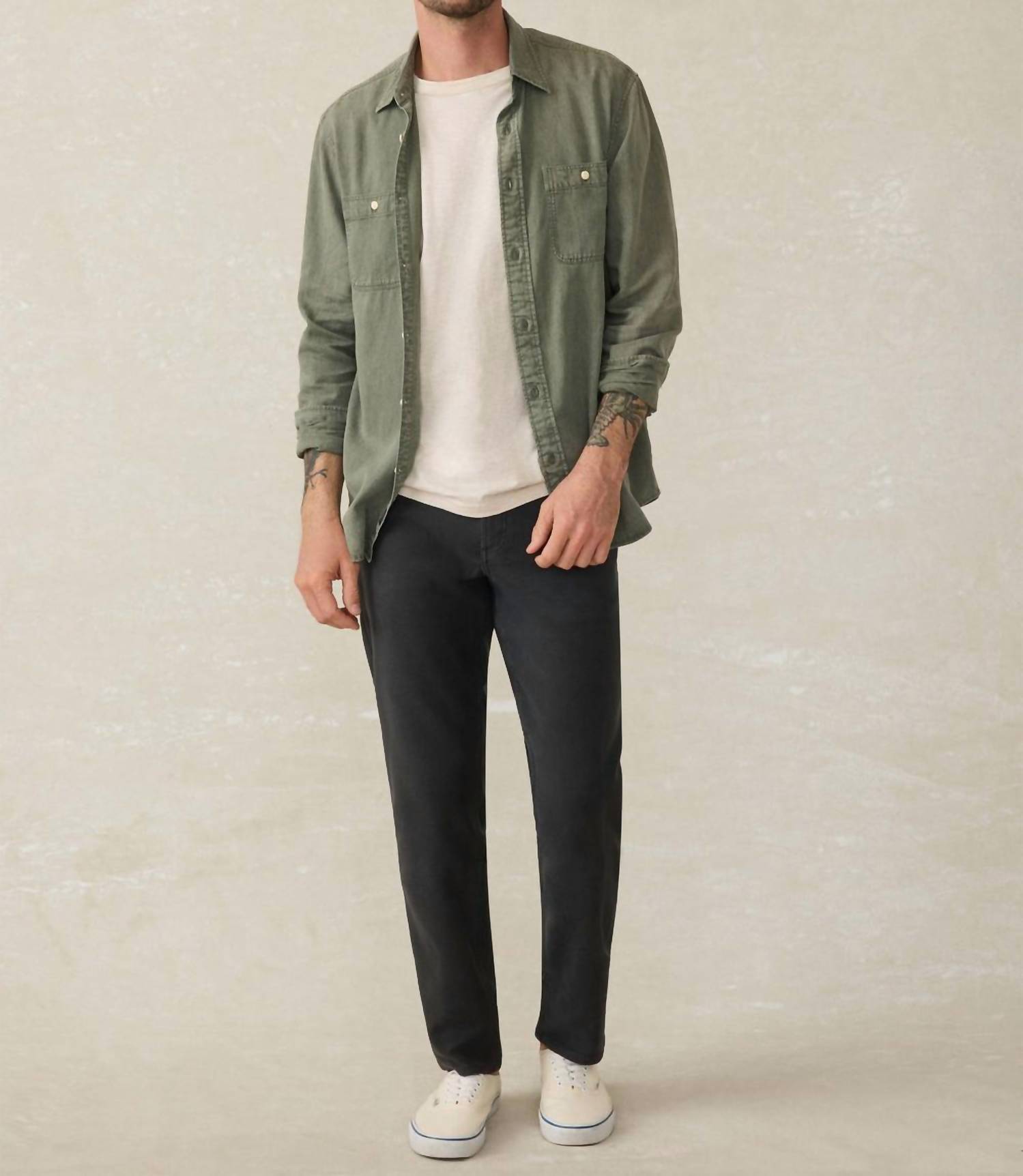 Faherty - Tried & True Chambray Workshirt