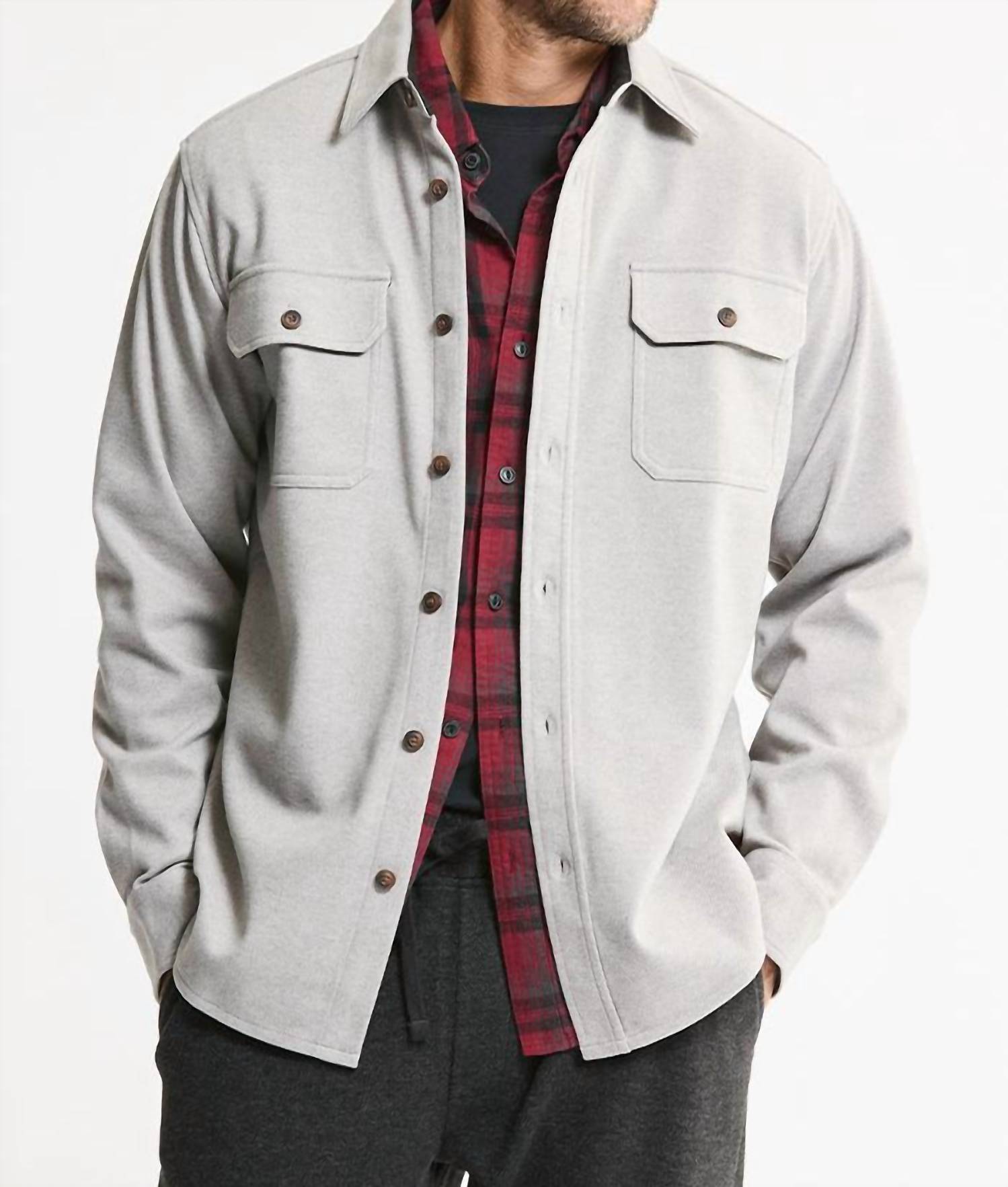 Jachs New York - Brushed Twill Overshirt