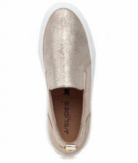 J/SLIDES Women's Nada Sneakers in gold metallic - women's sneaker - alternate view