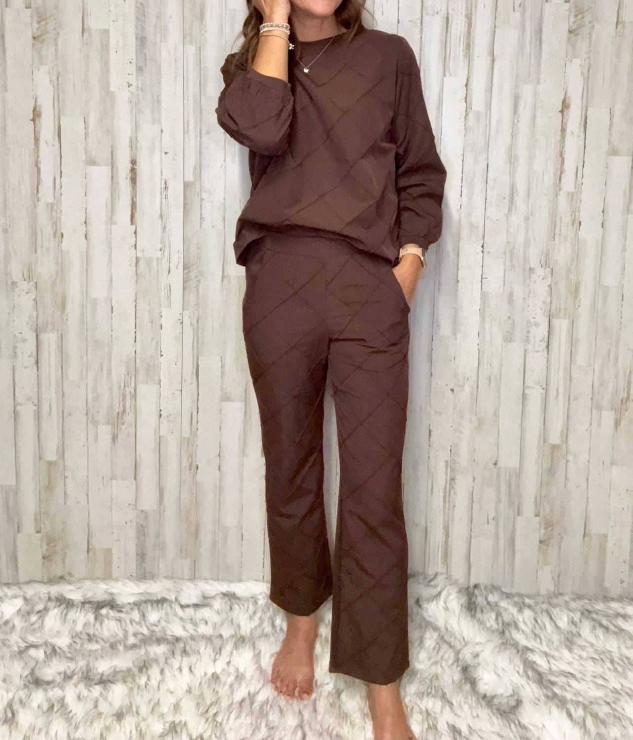 Joh Jamila Lounge Wear Pants in brown - women's pants - view 4