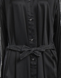 Diesel - D-paige Stram Silk Denim Midi Dress