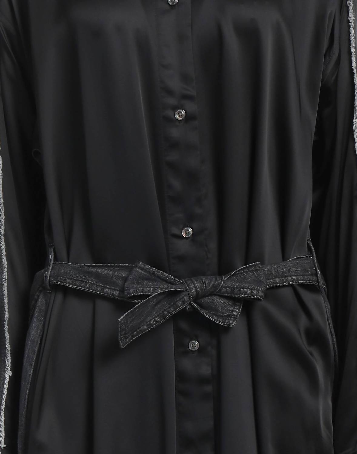 Diesel - D-paige Stram Silk Denim Midi Dress