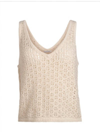 Naadam - Pima Cotton Artisanal Stitch Tank Top