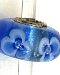 Trollbeads Women's Universal Charm Bead in unique blue white - women's item - detail view