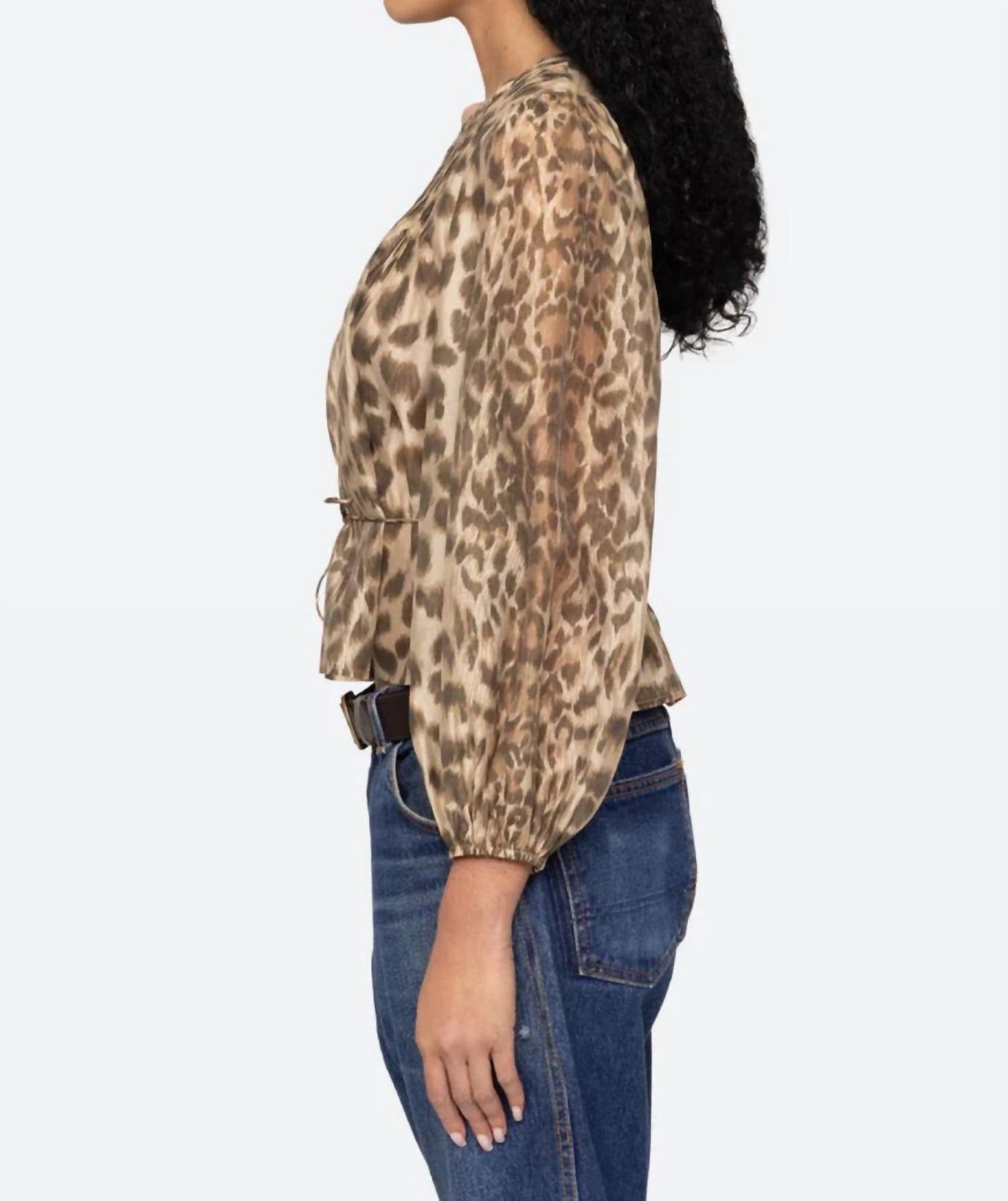 Sea - Claude Print Long Sleeve Top