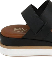 Exe Women's Amanda Sandal in black - women's sandal - detail view
