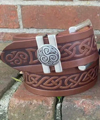 Lee River - Lee River Triskle Knot Embossed Belt