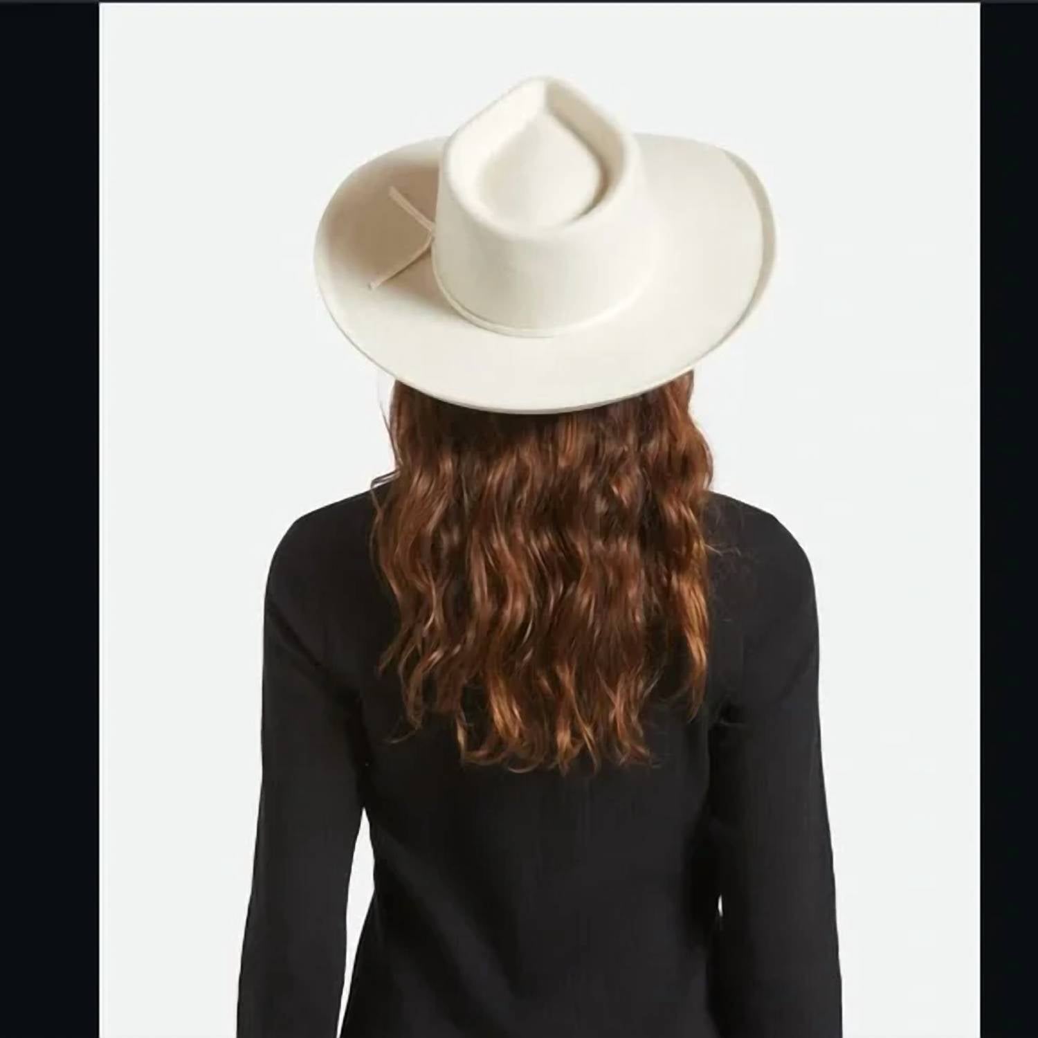 Brixton Marlow Rancher Hat in white - women's hat - alternate view