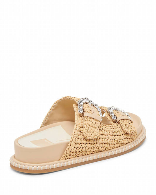 Dolce Vita - Women's Shauny Crystal Buckled Slide Sandals