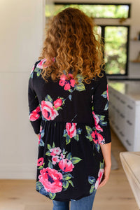 Shopin In La - Doing My Best Floral Top