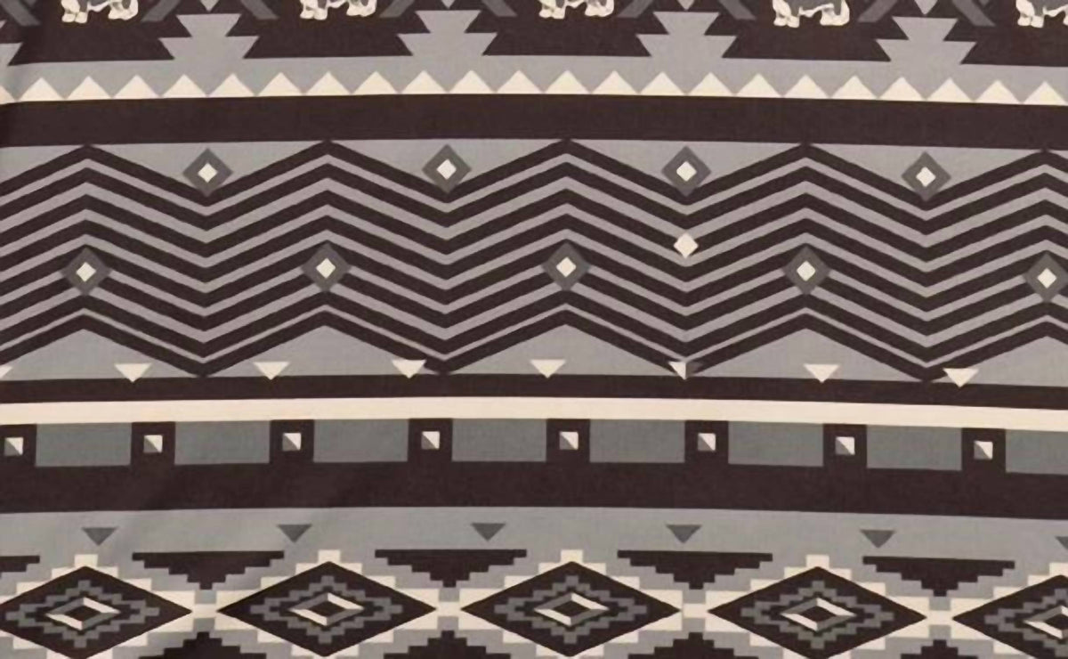 Lazy J Ranch - Men's Aztec Print Performance Polo Shirt