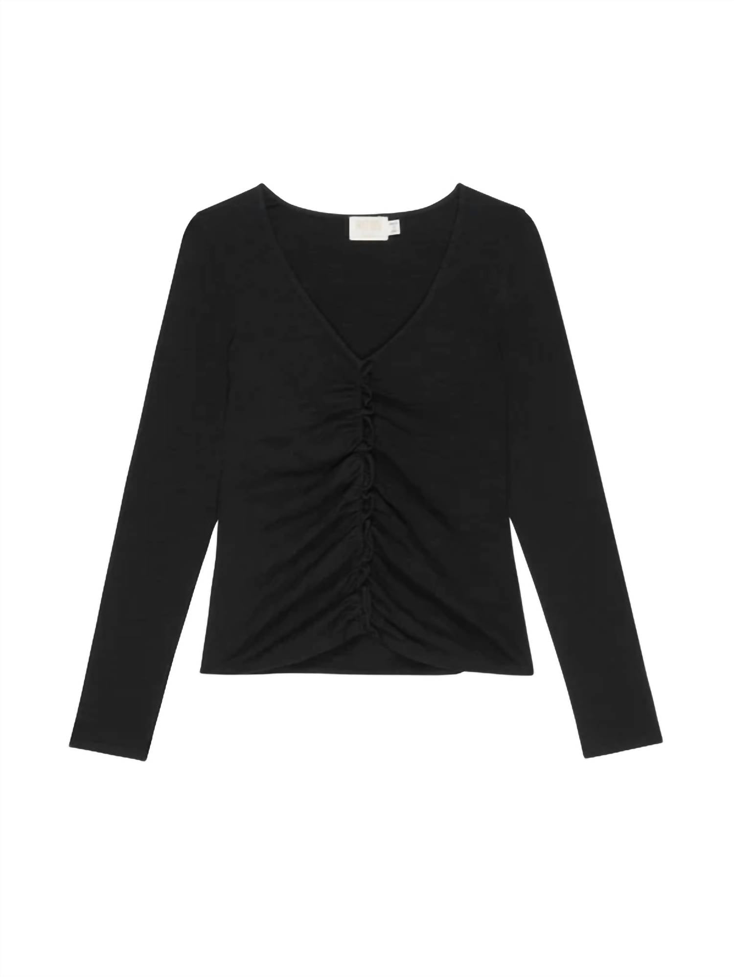 Nation Ltd - CAMBRIA GATHERED LONG SLEEVE TOP