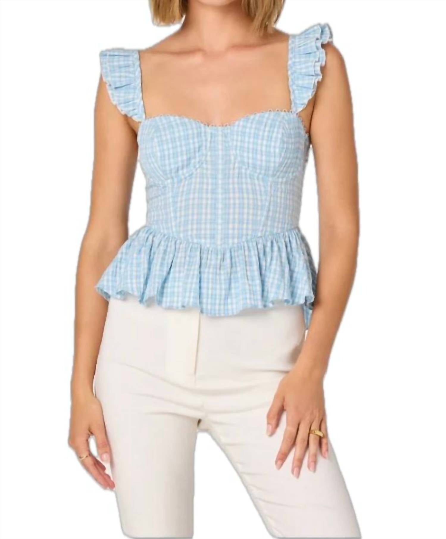 Astr - Baylin Peplum Top