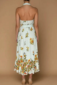Hemant & Nandita - Amya Halter Maxi Dress
