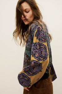 Ba&Sh - Baker Long Sleeves Henley Collar Top