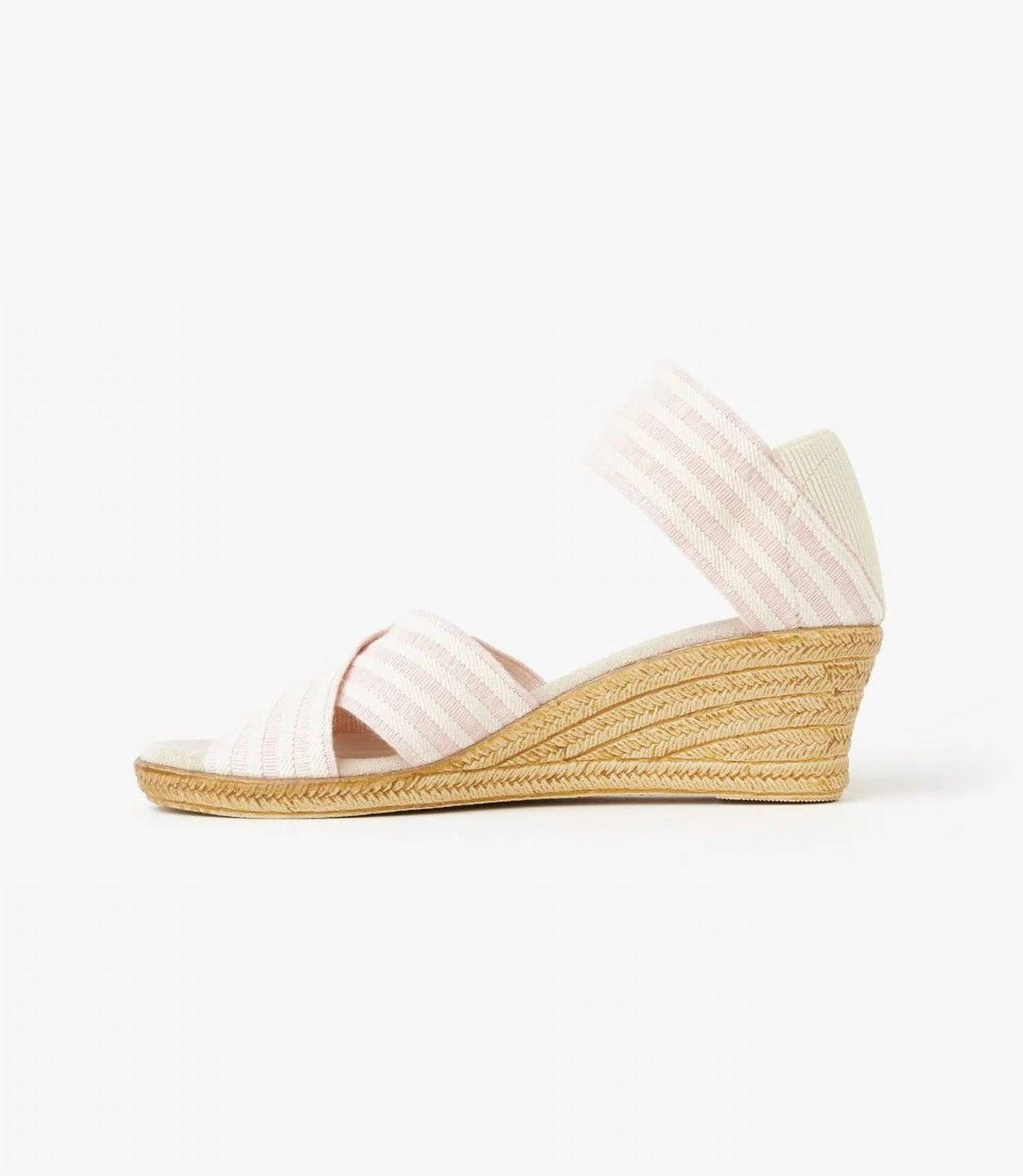 Charleston Shoe Co. - Women's Cannon Stripe Wedge Sandals