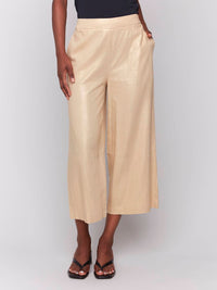 Charlie B - Foil Linen Pants