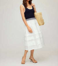 Fifteen Twenty - Thea Contrast Midi Dress
