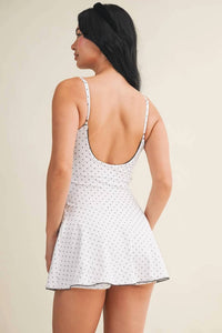Kimberly C - The Millie Lace Trim Ruffle Mini Dress