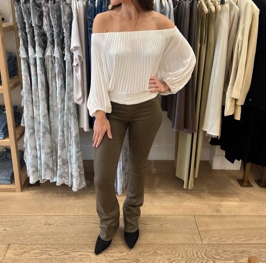 L'Agence - Women's Ruth Highrise Straight Raw Hem Jeans