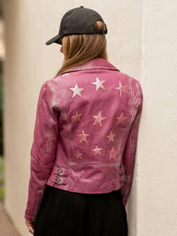 Mauritius - Christy Star Leather Jacket