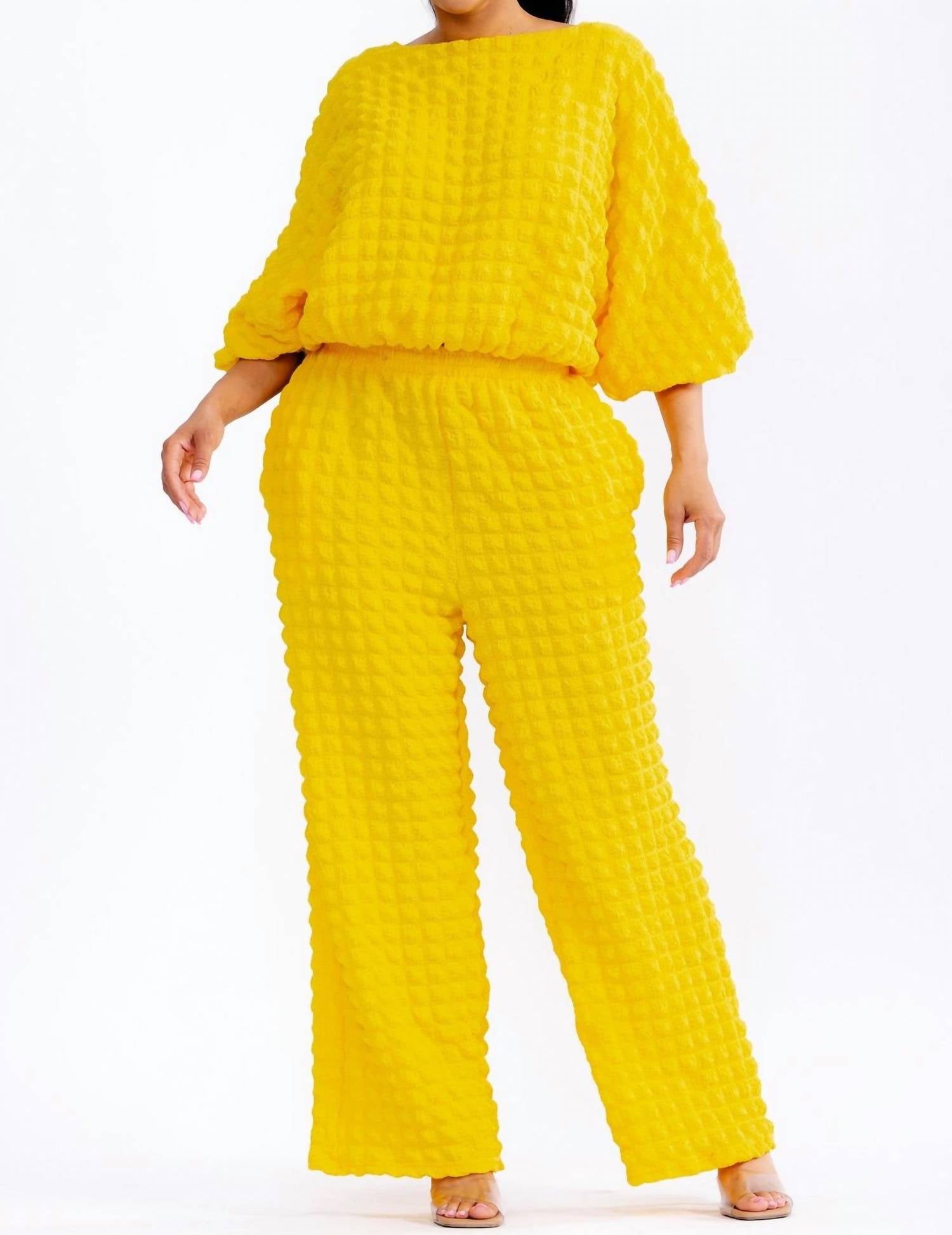 Karen T Design - Relaxed-fit Top & Wide-leg Pants