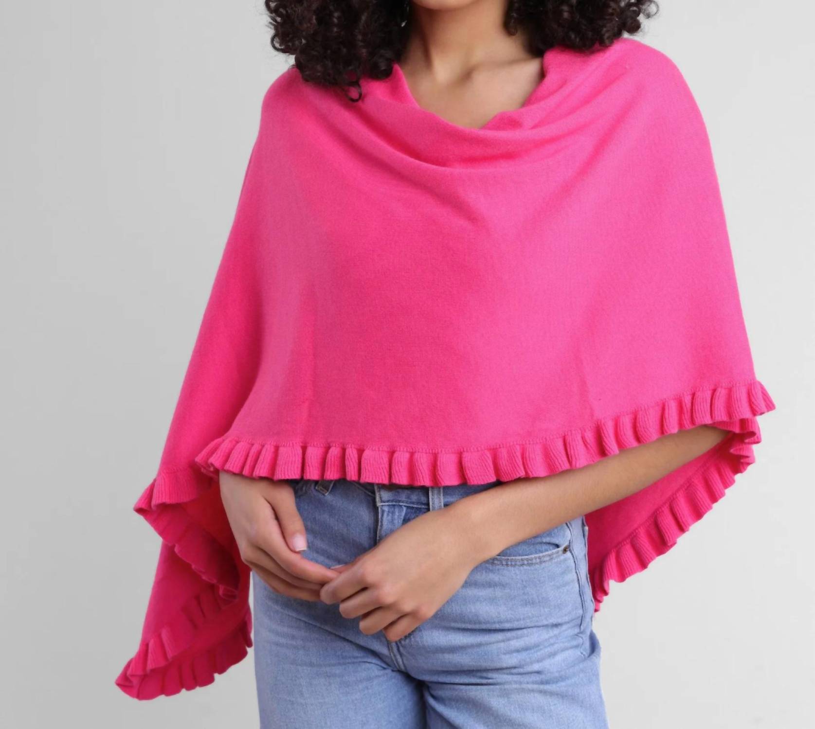 Alashan Cashmere - MINI RUFFLE EDGE TOPPER