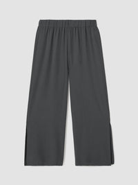 Eileen Fisher - Silk Georgette Crepe Pant With Slits