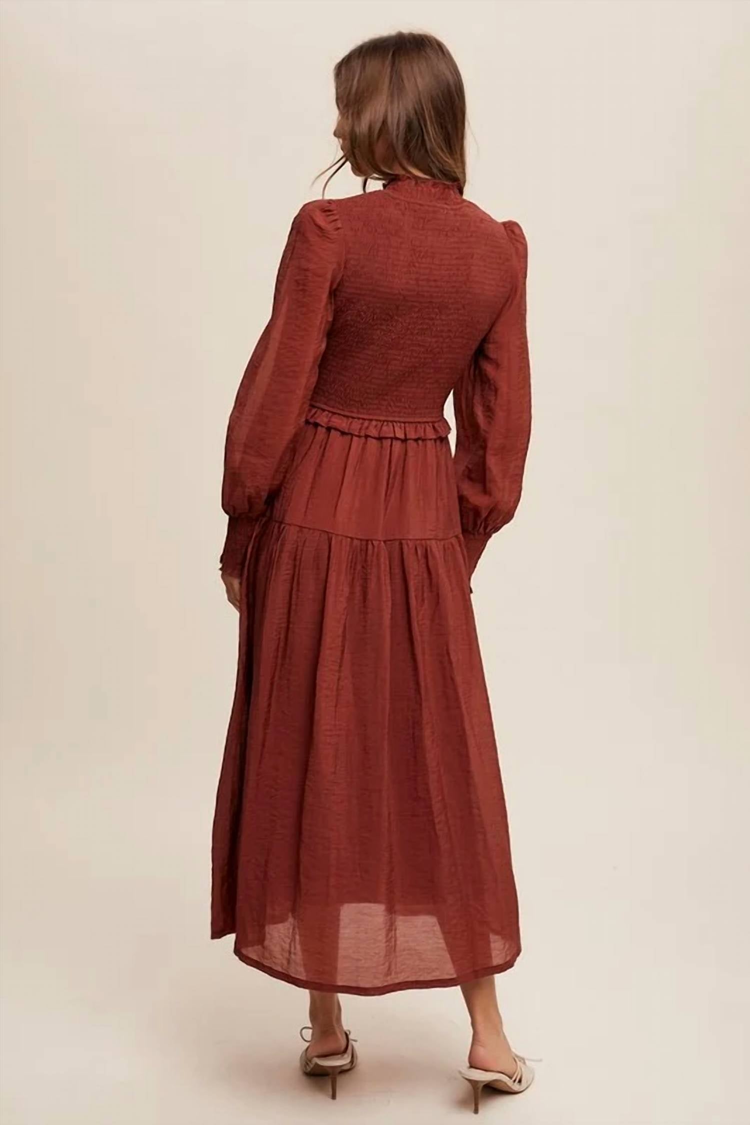 Listicle - Katherine Long Sleeves Dress