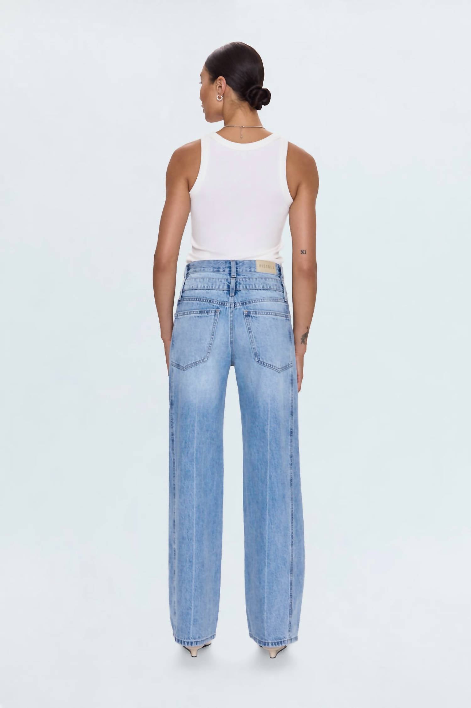Pistola - Caleb High Rise Stacked Waist Jeans