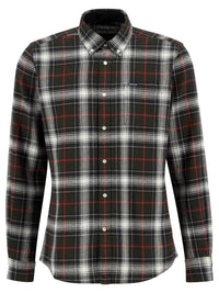 Barbour Whernside Tailored Long-sleeved Shirt in olive - men's shirt - alternate view