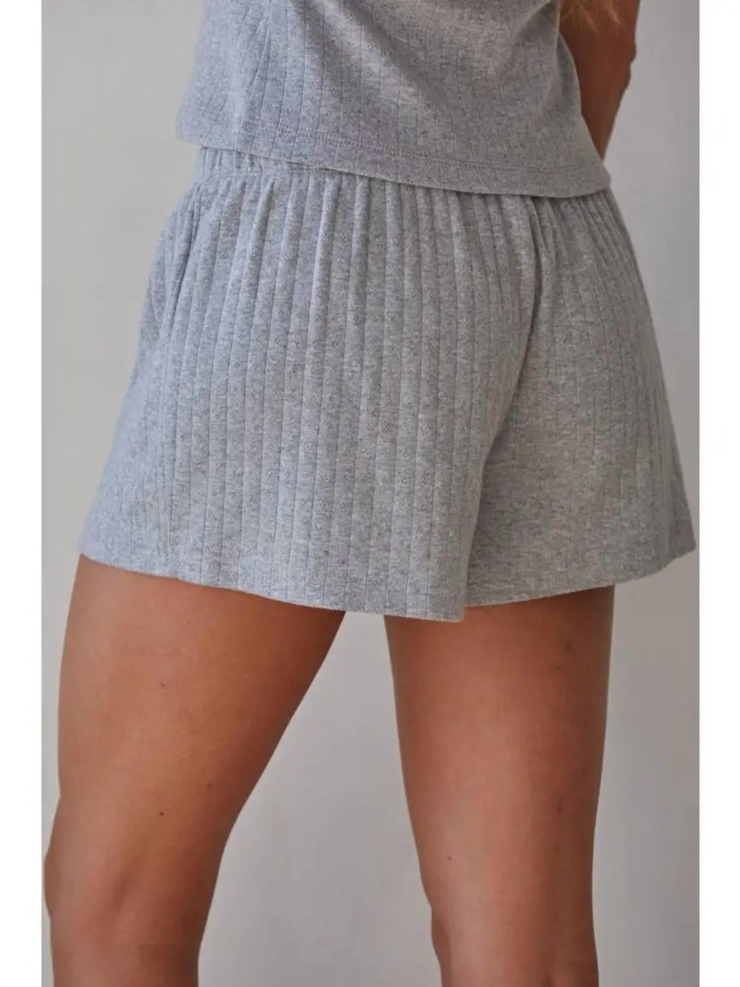By Together - Knit Pointelle Sleep Set