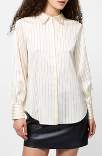 French Connection - Satin pinstripe blouse