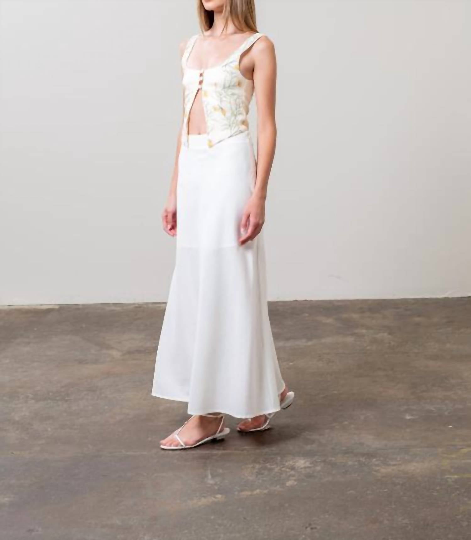 Moon River - Sadie Floral Print Vest Top