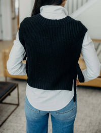 Mikarose - Cable Knit Sweater Vest