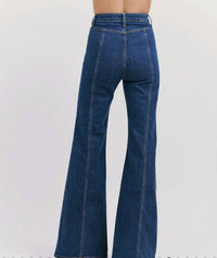 Stoned Immaculate - Bardot High Waisted Bells Jeans